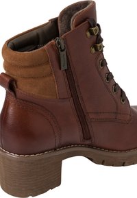 Tamaris Bottines à lacets - cognac
