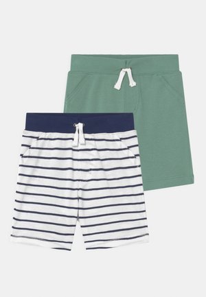 2 PACK - Shorts - dark blue/green