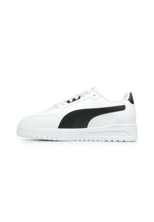 SHUFFLE DOWNTOWN - Sneakers laag - white black gold
