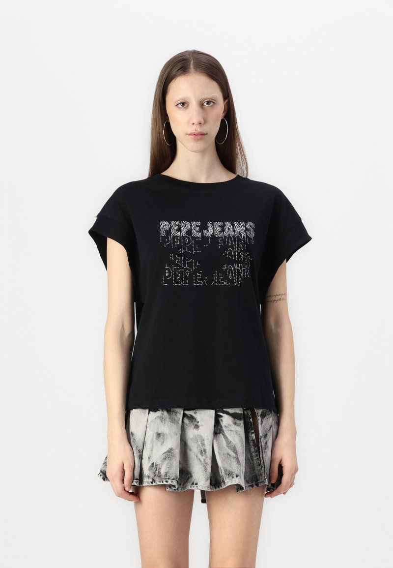 T-shirt Pepe Jeans Brenda - Rose Saumon Pour Femme - Coupe Régulière En Jean