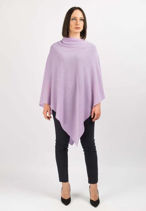 Dalle Piane Cashmere PONCHO - Cape - lilla