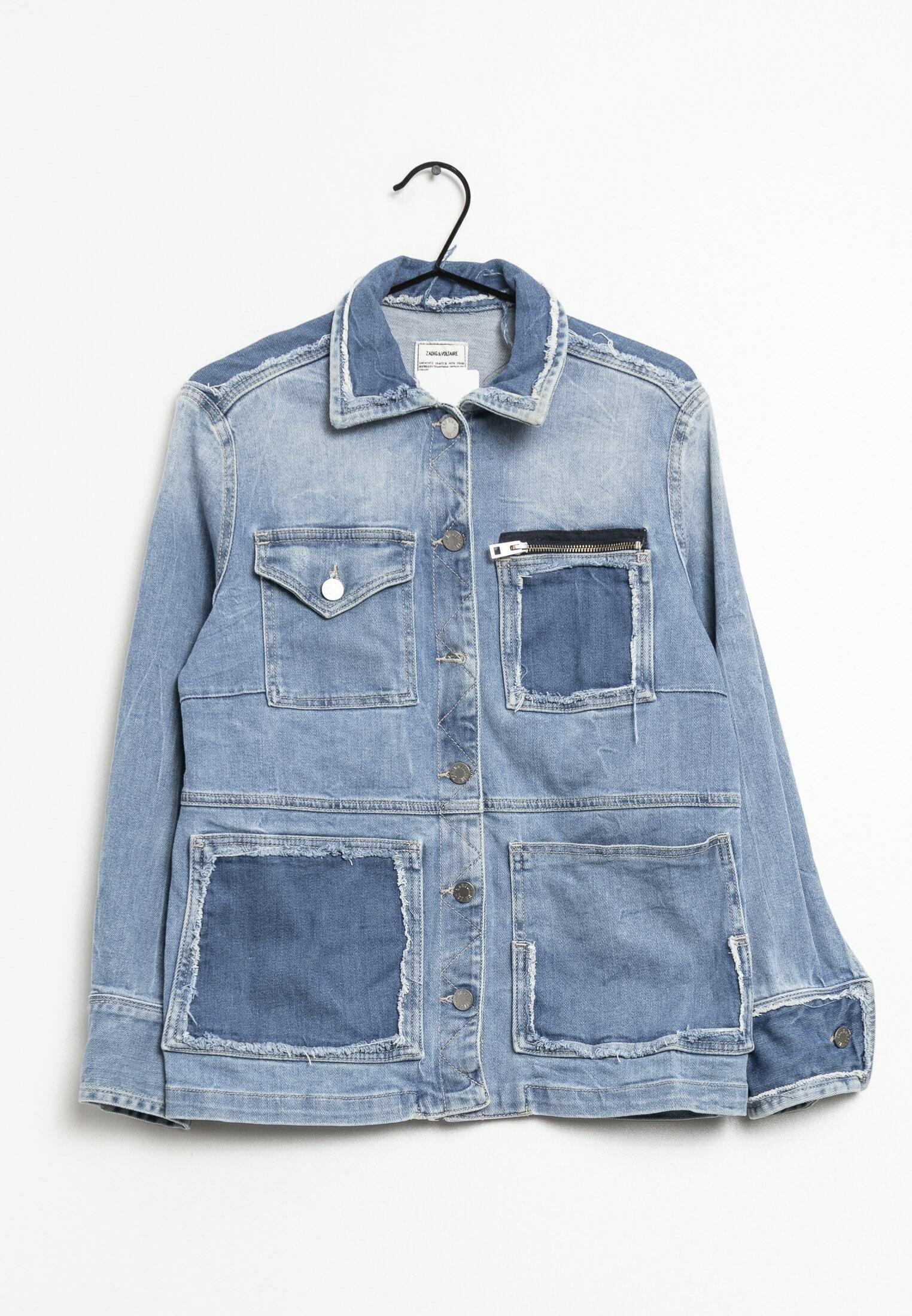 Zadig Voltaire Denim jacket blue (Pre-owned) Zalando