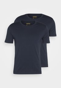 2 PACK - Basic T-shirt - navy