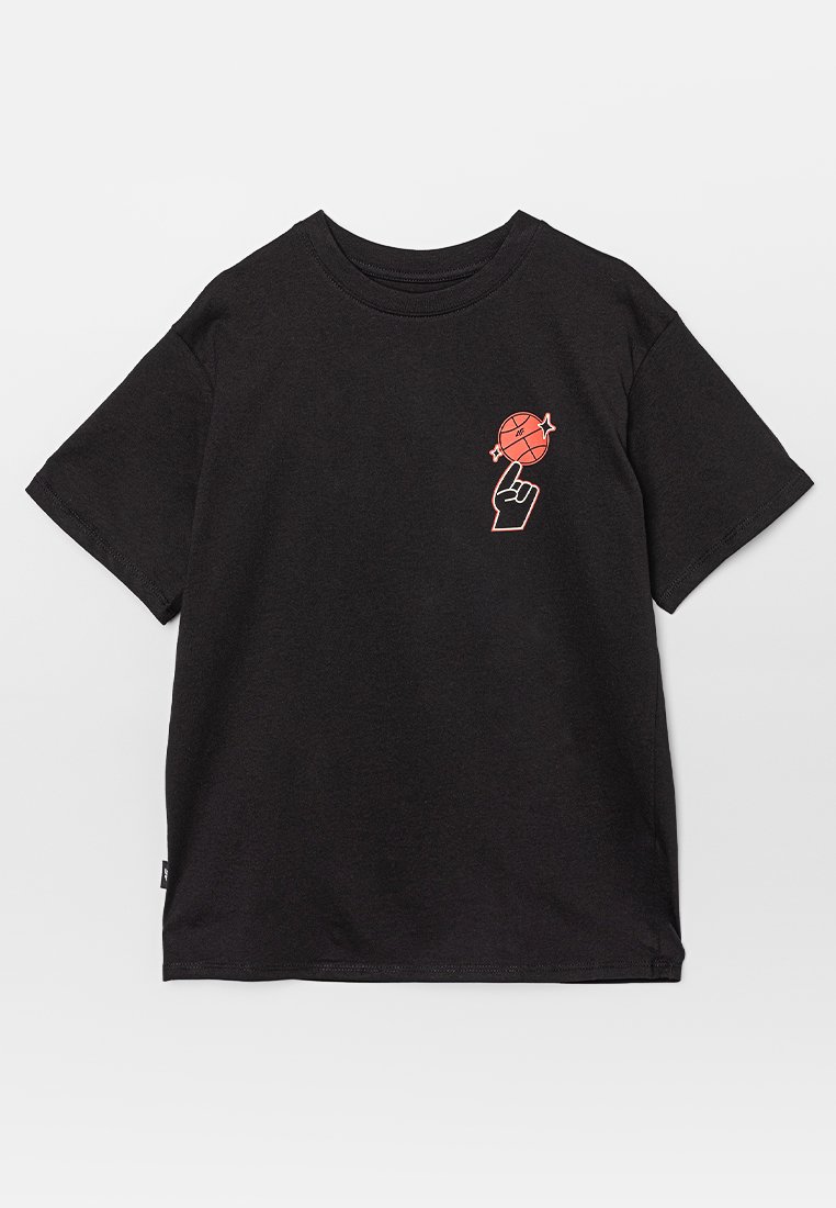 4F T-shirt print zwart 4F T-shirt print zwart