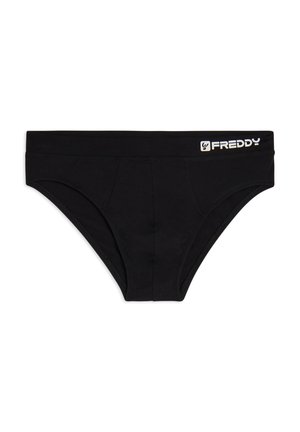 CLASSICI CON ELASTICO INTERNO E LOGO - Braguitas - black