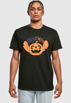 DISNEY LILO & STITCH - HALLOWEEN  - T-shirt imprimé - black