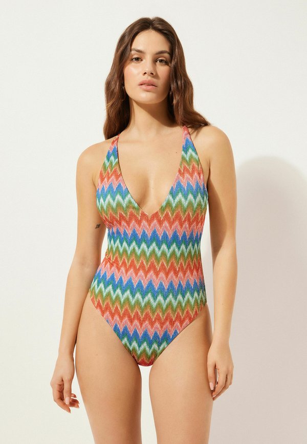 ELEGANT CHEVRON - Badeanzug - Multicolor