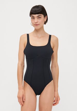THE CONTOUR OUTLINE ONEPIECE - Swimsuit - black