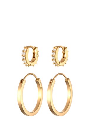 SPARKLING BASIC - MIT KRISTALLEN VON SWAROVSKI® - Øreringe - gold coloured