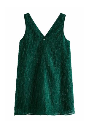 SLEEVELESS DETAIL GLITTER MINI - REGULAR FIT - Koktel haljina / svečana haljina - forest green