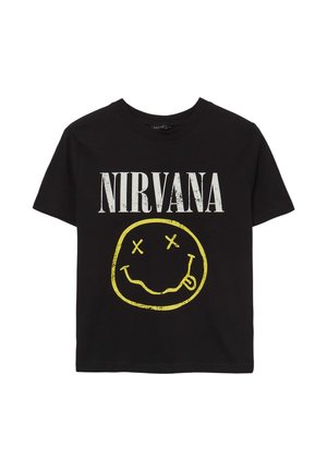 Calliope NIRVANA  - T-shirt con stampa - nero