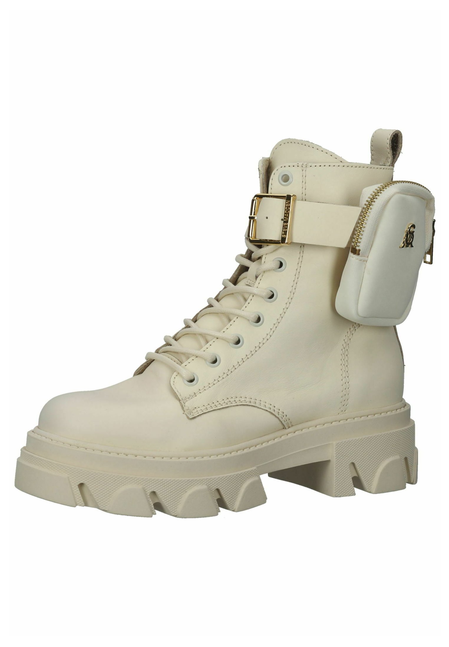 Steve Madden Stivaletti stringati - bone leather/malva - Zalando