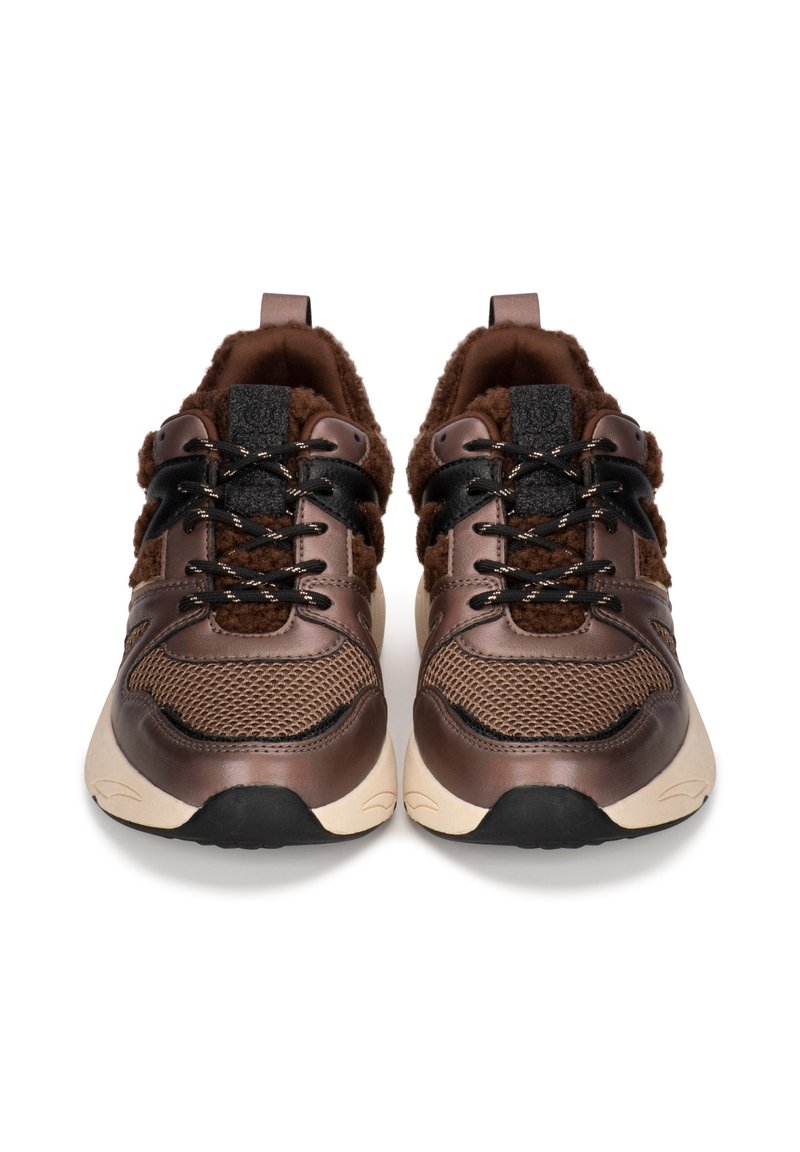 POSH by Poelman Carocel chunky sneakers petrol/wit | wehkamp