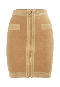 INFLUENCER FULL ZIP - Minirok - camel