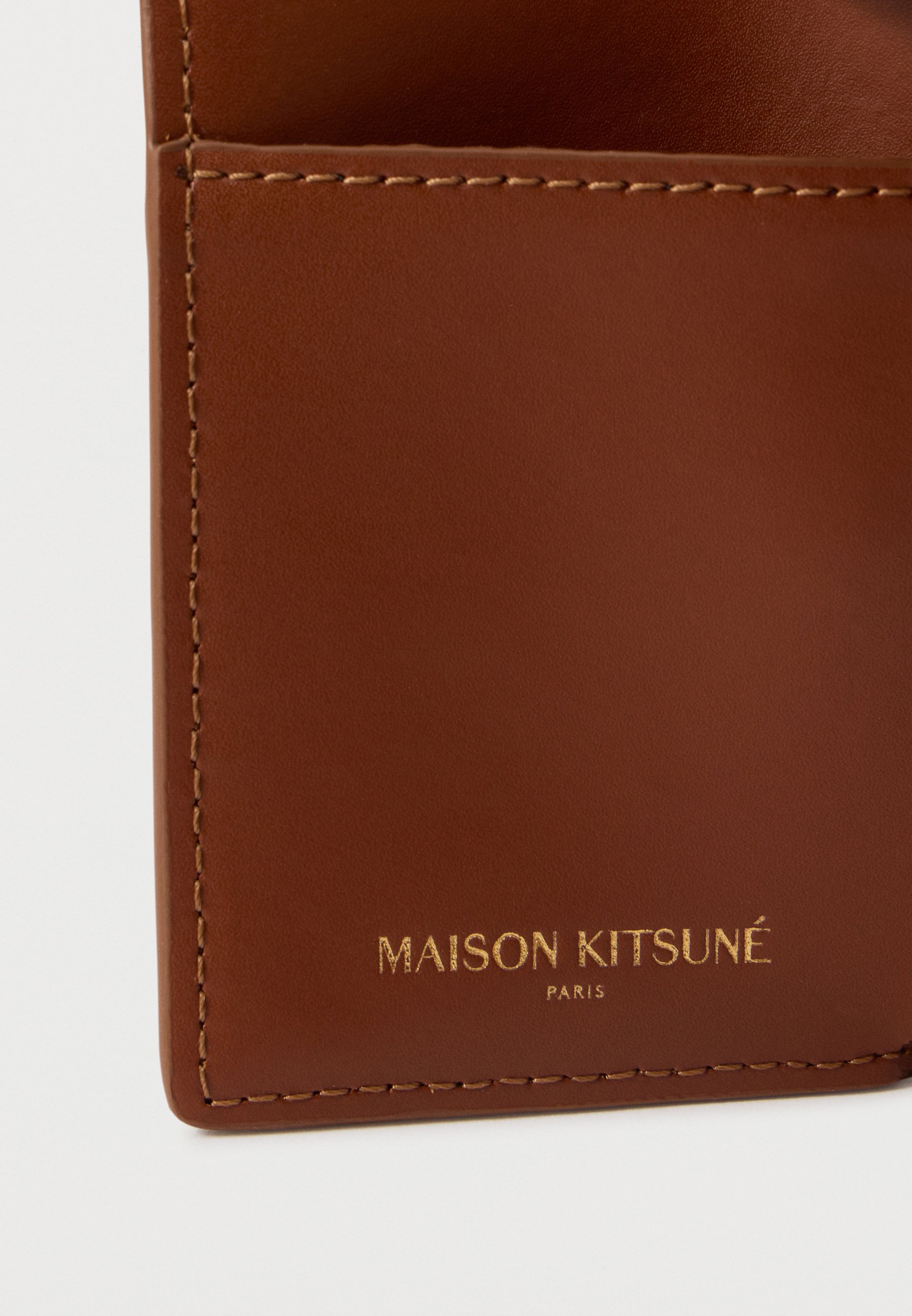 Maison Kitsuné EDIE COMPACT WALLET - Wallet - brown - Zalando.co.uk