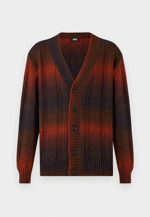 DEGRADE BUTTONED CARDIGAN - Kardiganas - tobacco