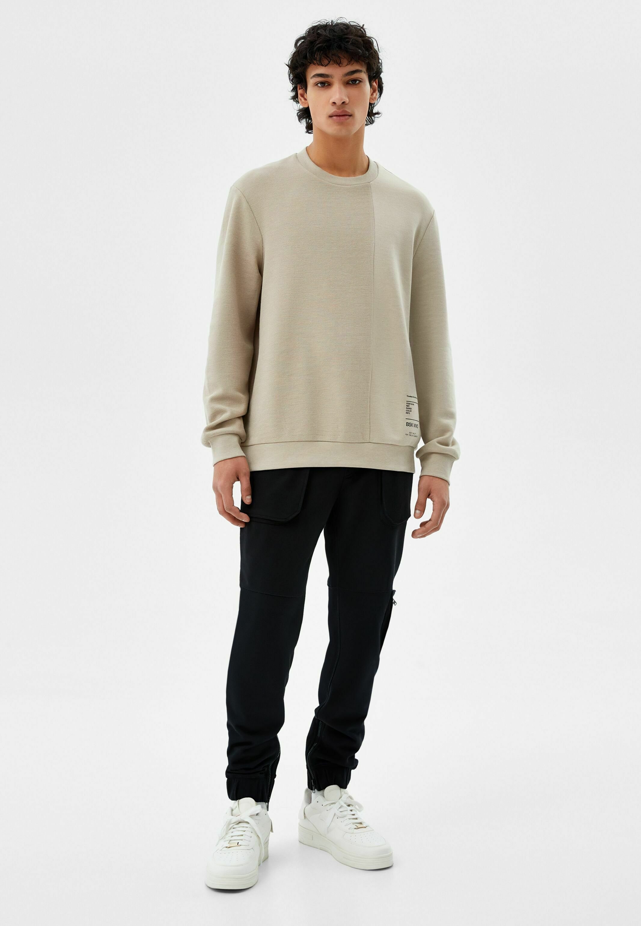 Bershka Pantaloni cargo - black/nero - Zalando.it