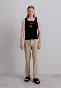 HOUSE OF JAFFA JAFFA CAMEL UNISEX - Μπλούζα - black