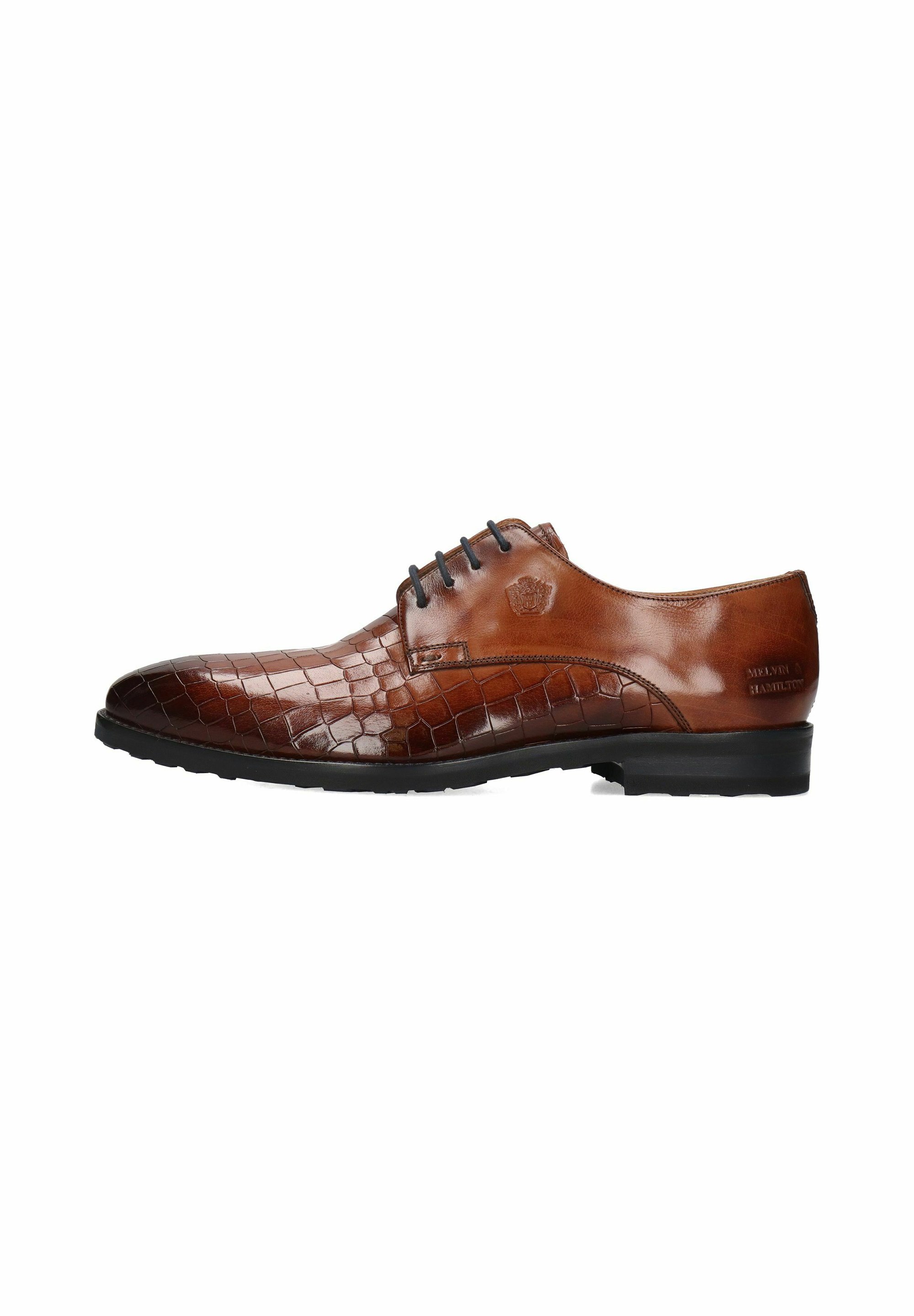 MELVIN & HAMILTON Brown AND BLACK Leather Oxford Shoes Melvin & Hamilton ; Men main image 4