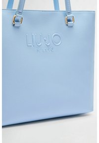 LIU JO SHOPPING WITH LOGO - Shopping bag - light blue