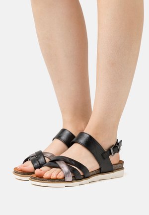 Riemensandalette - black comb