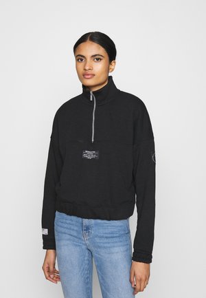 ONLKIRA LIFE HALF ZIP - Bluza - black