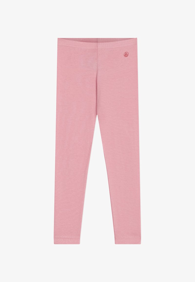 Leggings rosa realizzati in morbido cotone con una vestibilità slim, caratterizzati da un piccolo logo e una comoda vita elastica.