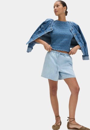 Marks & Spencer, 2 PACK - Denimshorts - ecru mix