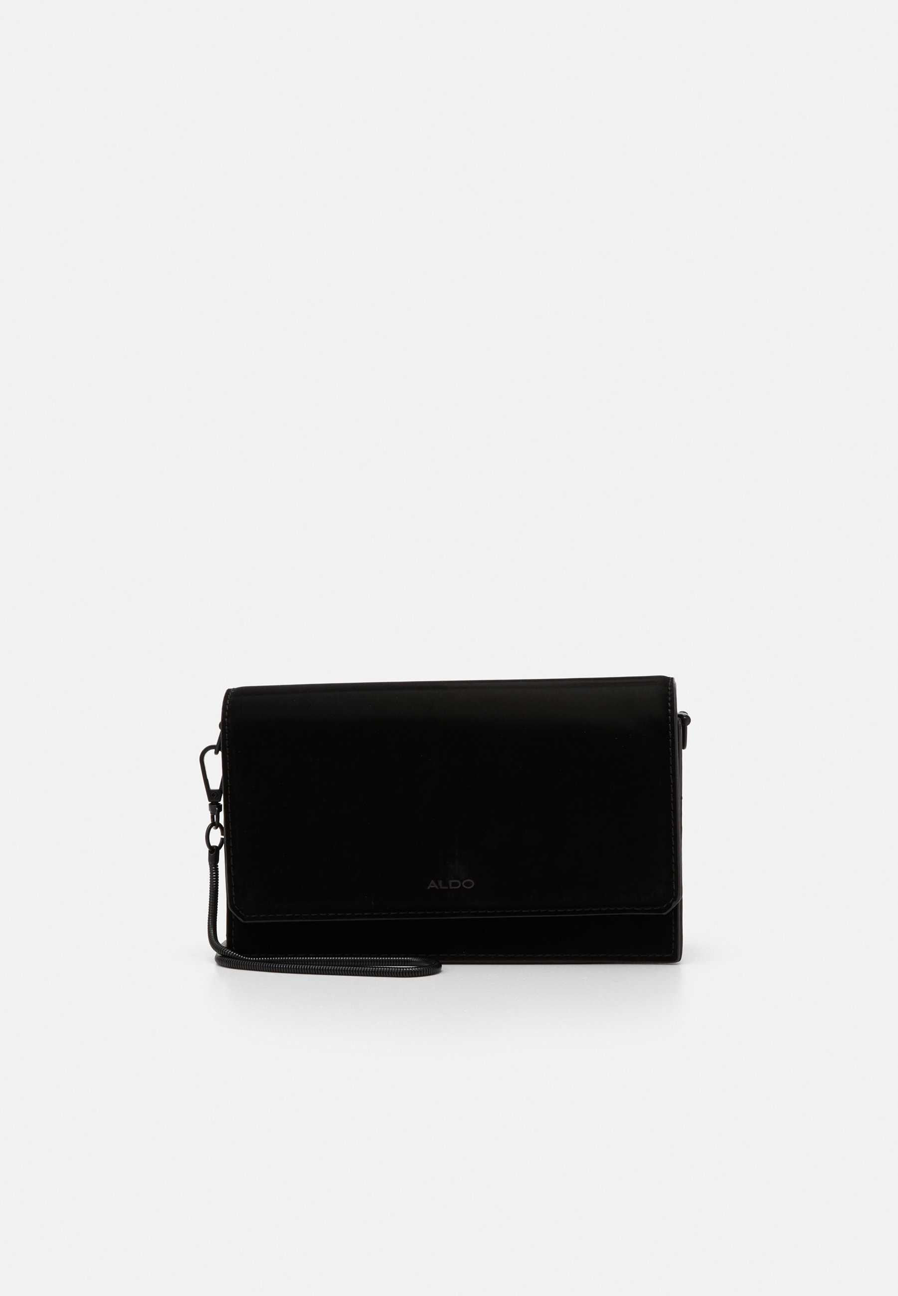 aldo black clutch