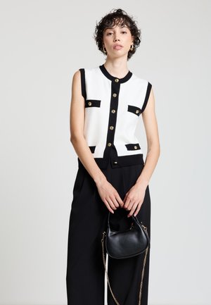 MAGLIA TINTA UNITA - Smanicato - bianco lana