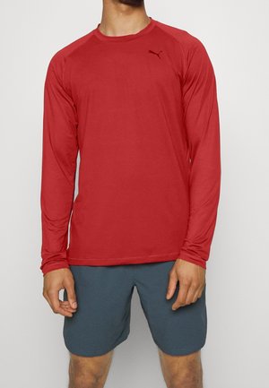 Long sleeved top - red