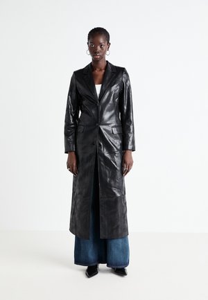 NANCY COAT - Klassisk kåpe / frakk - shiny black