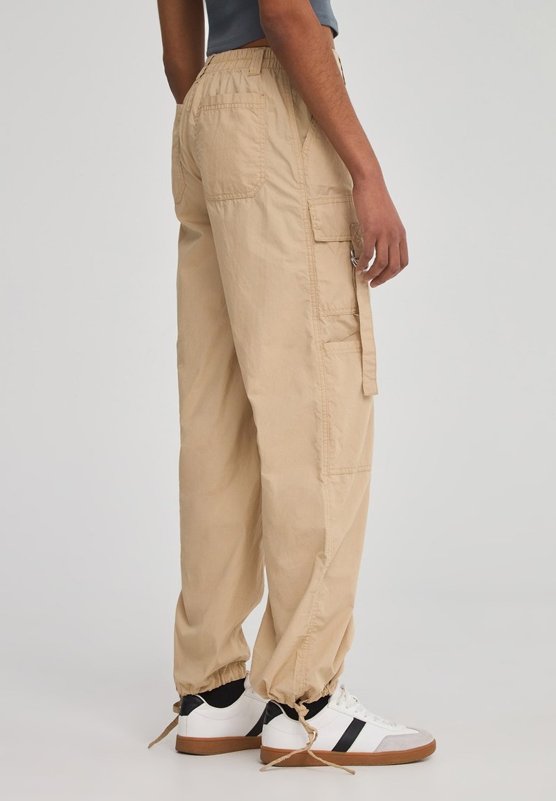 Terranova TINTA UNITA Pantaloni cargo beige