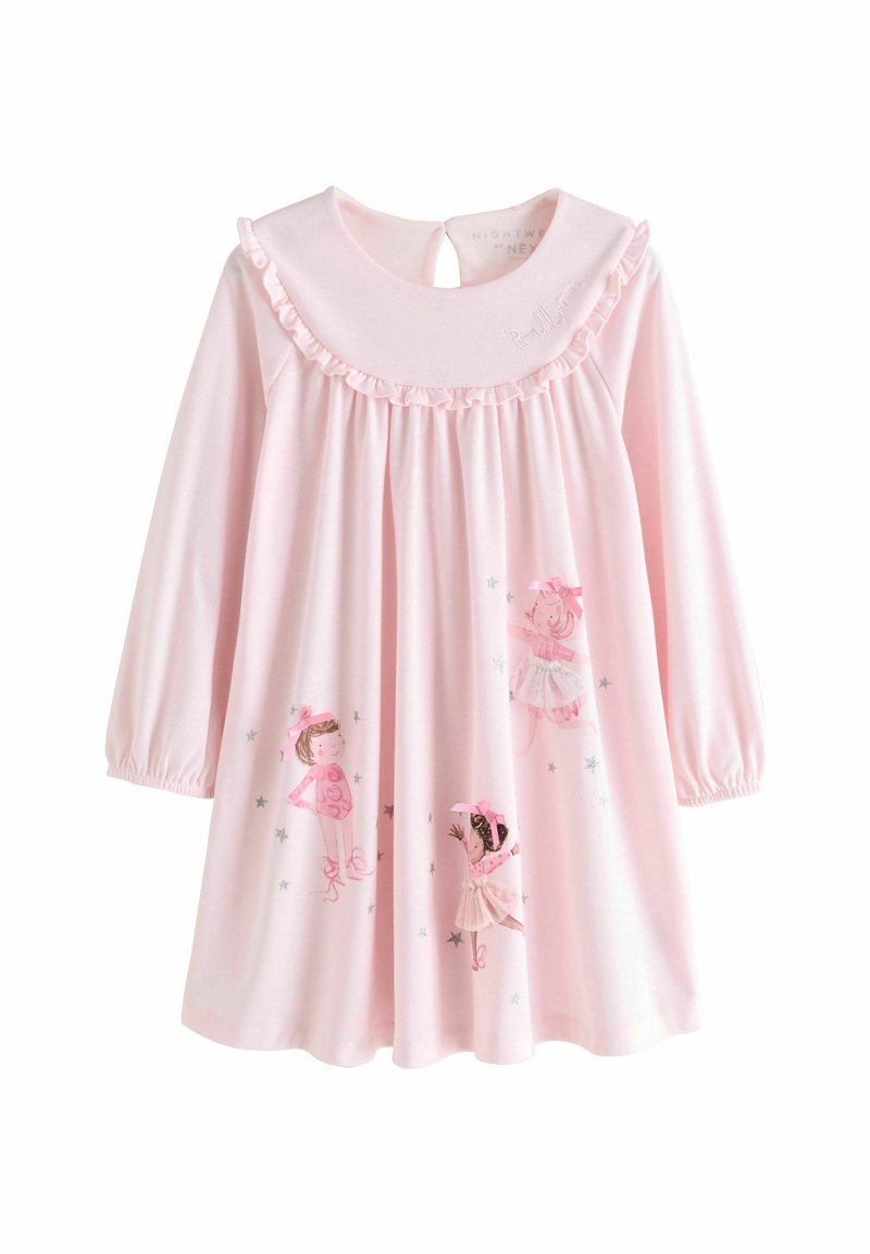 WSLCN Chemise De Nuit Fille Coton Manches Longues – Pyjama Mignon Printemps/Automne 4-16 Ans