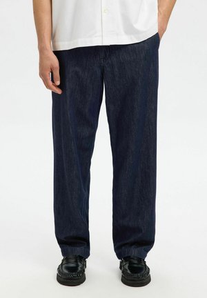 Selected Homme Laisvo kirpimo džinsai - dark blue denim