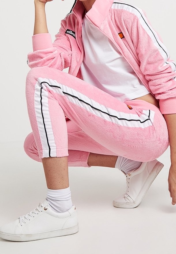 ellesse ピンク ストライプ ジャケット 165 Ellesse Training jacket - pink - (Pre-owned) - Zalando.ie