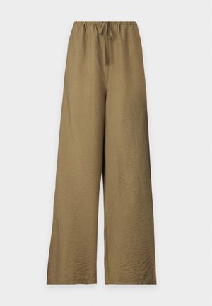 New Look Curves, CURVES  WIDE LEG BEACH  - Pantalones - khaki