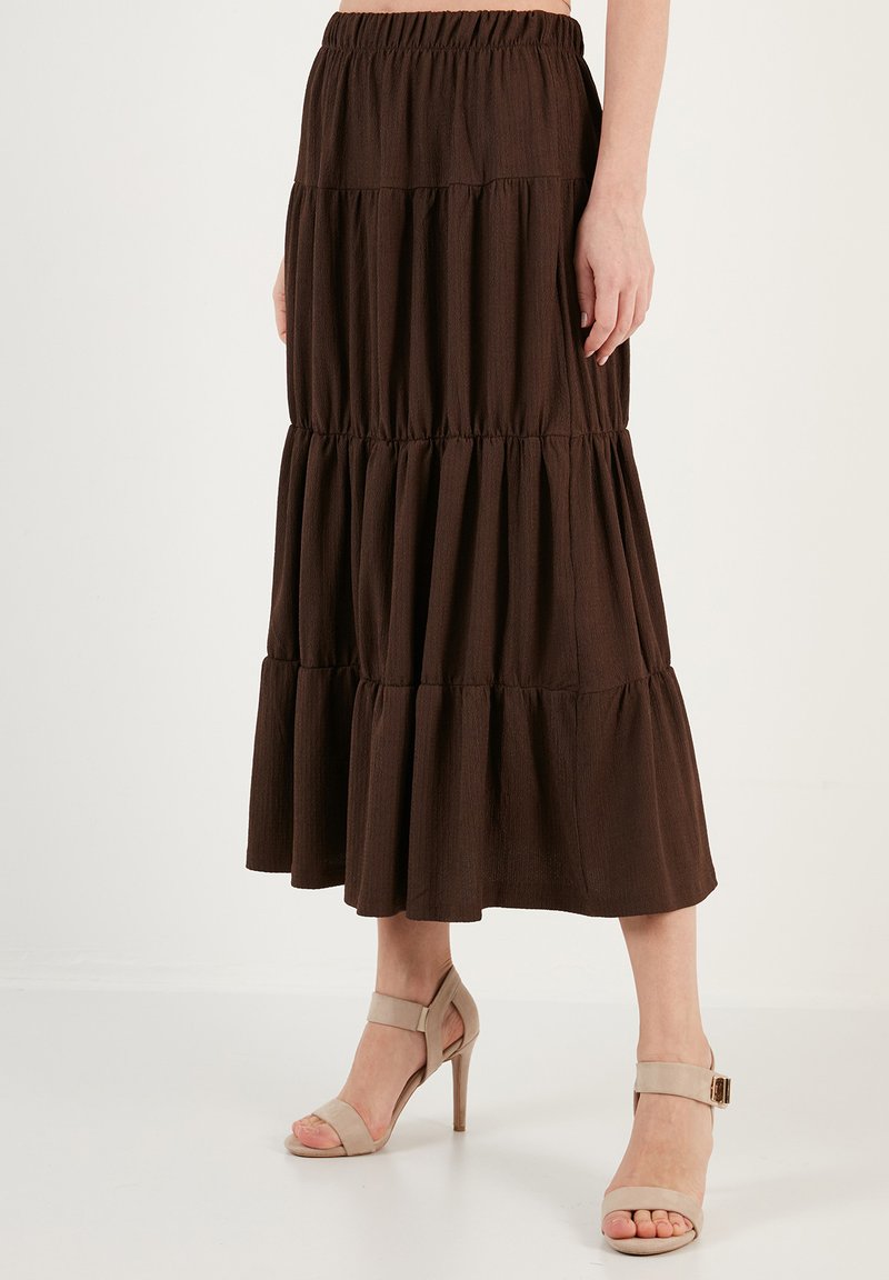 LELA REGULAR FIT - Krilo A-kroja - brown