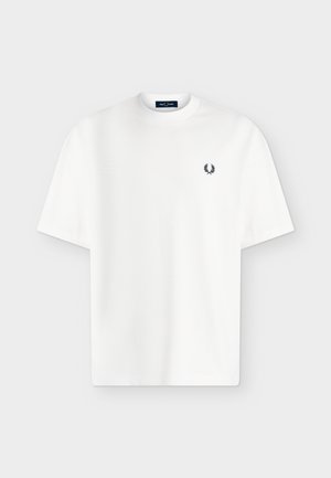 Fred Perry, BACK PRINT LAUREL WREATH - T-shirt basique - snow white