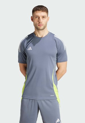 TIRO - Sports T-shirt - team onix   white   team semi sol yellow