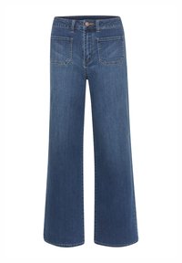 KAKARLA - Džíny Straight Fit - medium blue washed denim