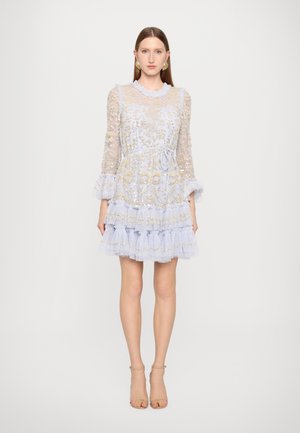 CELIA LONG SLEEVE MINI DRESS - Juhlamekko - light blue