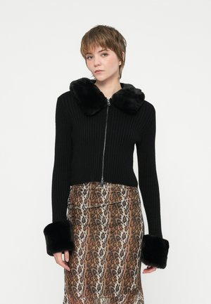 PEGGY CARDIGAN - Kardigán - sable