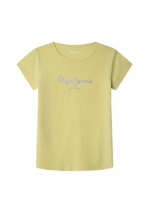 HANA GLITTER  - Printtipaita - sorbet lemon yellow