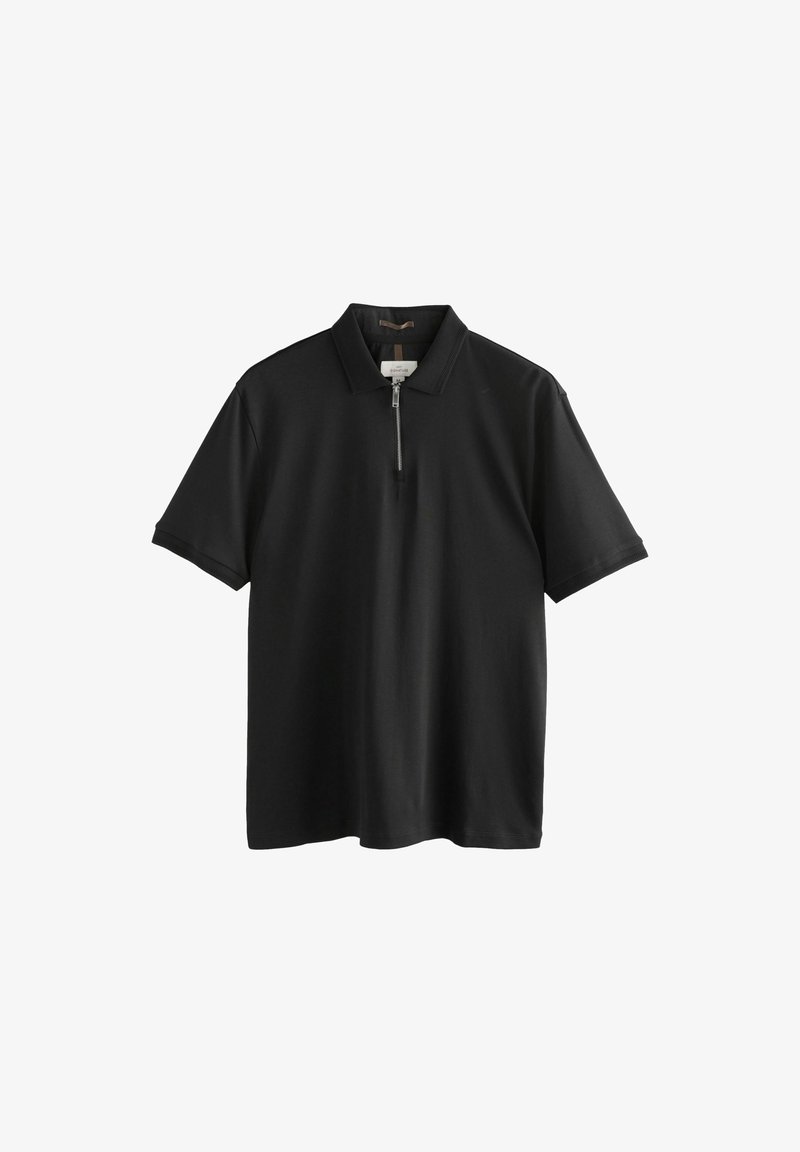 Next SIGNATURE-REGULAR FIT - Bluză polo - black