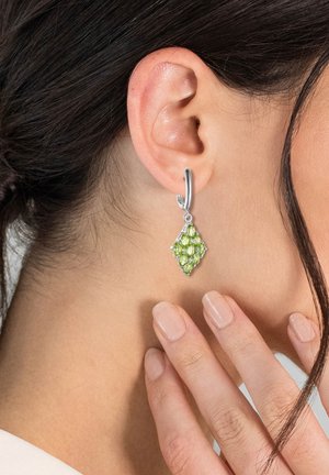 PERIDOT EDELSTEINO - Earrings - silber