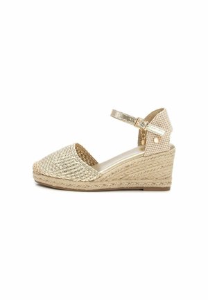 Scarpe con plateau - gold