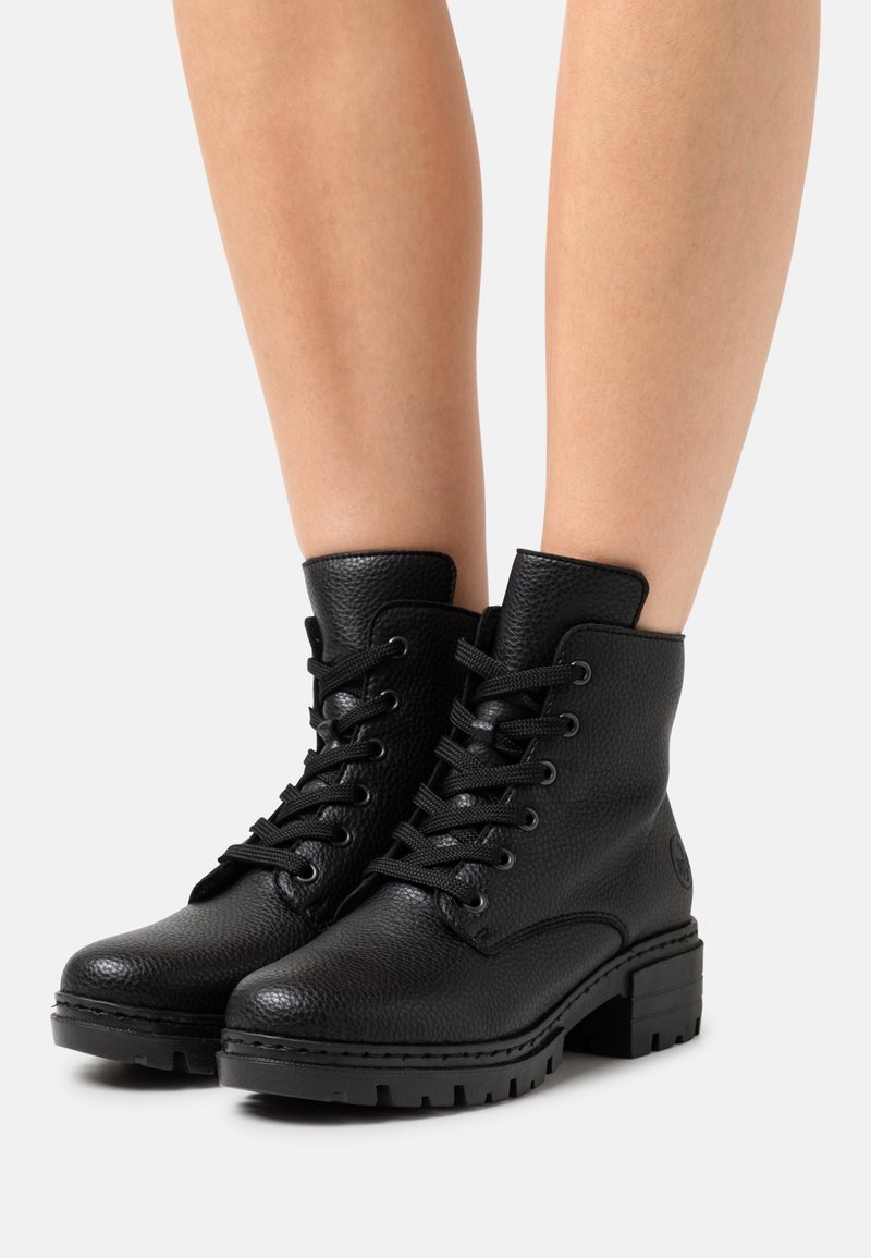 rieker navy ankle boots