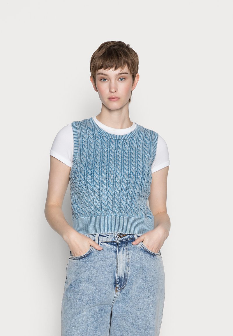 Weekday JUMPER - Camisola - washed blue