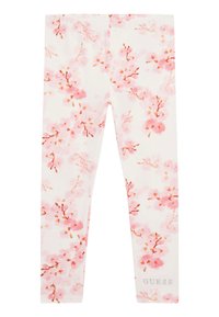 Guess - ALLOVER-PRINT - Legingi — bikses - blumenmuster pink Miniatūras attēls 1